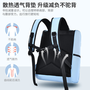 Sesame Baby Space Themed <b>Backpack</b> 18 In 20-36L Waterproof For Boys School Education - Product Image 4