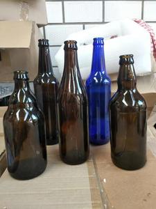 <span class=keywords><strong>Bouteille</strong></span> de bière en verre BROTHER TB030YZ Shandong 330ml 550ml avec bouchon à couronne en fil métallique facile à ouvrir - Product Image 6