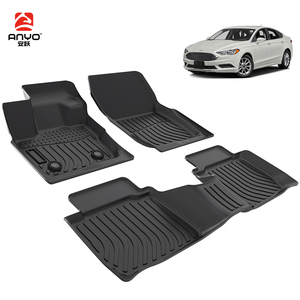 Prezzo di fabbrica Set completo personalizzato 3D 5D 7D 9D <span class=keywords><strong>tappetini</strong></span> per auto <span class=keywords><strong>Ford</strong></span> Fusion 2017-2020 TPE <span class=keywords><strong>tappetini</strong></span> auto - Product Image 2