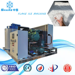 Máquina de Hielo en Escamas de 10T, Máquinas Industriales para Hacer Hielo, Máquina de Hielo en Escamas para Almacenamiento de Pescado, Máquina de Hielo en Escamas para Agua Salada ZXs - Product Image 1