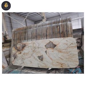 Decoración de Piedra de Lujo Personalizada, Losas de Cuarcita <span class=keywords><strong>Pandora</strong></span> Retroiluminadas, Granito Patagonia para Proyectos de Villas, Mesa de Comedor, Cubierta de Mesa de Mármol - Product Image 3
