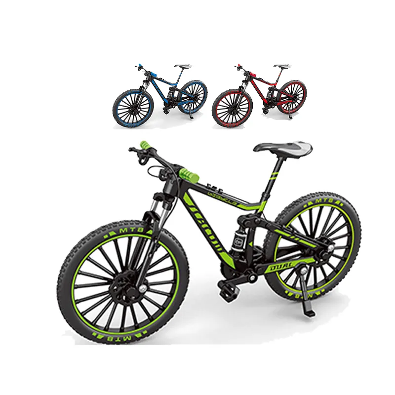 Модели, 1:8 игрушечные игрушки из сплава, металлическая модель, Пальчиковый горный велосипед, игрушка