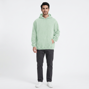 Ropa para Hombre, Sudaderas con Capucha para Hombre, Prendas Exteriores de Alta Calidad, Oferta, Estilo Pullover Liso, Sudaderas con Capucha 100% Algodón para Hombre - Product Image 1