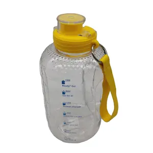 बड़ी क्षमता वाली मुफ्त प्लास्टिक चौड़े मुंह वाली पानी की बोतल जिसमें सोडियम बिस्फेनॉल होता है, एक स्पोर्ट्स बोतल कस्टम