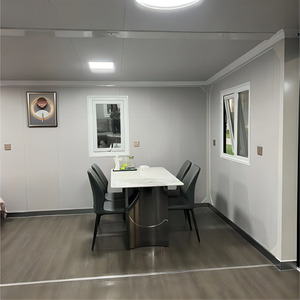China 20Ft 40Ft Marco de acero Moderno Prefab Contenedor plegable Villa Ampliable Plegable Impermeable Dormitorio Sala de estar - Product Image 6