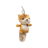 Dessin animé en peluche sac à dos pendentif mariage poupée en gros en peluche petit écureuil animaux poupée porte-clés