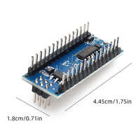 Placa de Desarrollo Nano V3.0 ATmega328P, Módulo Microcontrolador USB CH340, Compatible con Componentes Electrónicos, Lista de Materiales BOM, Compatible con China