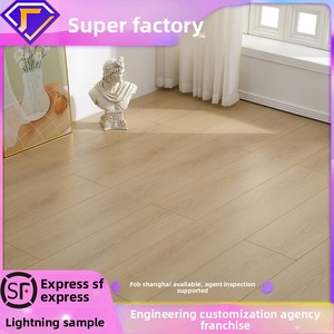 Suelo <span class=keywords><strong>de</strong></span> Madera Compuesta <span class=keywords><strong>de</strong></span> 197 mm con Sistema <span class=keywords><strong>de</strong></span> Clic, Acabado en <span class=keywords><strong>Roble</strong></span> Blanco Natural Crema, Sellado con Cera, Resistente al Desgaste, para Uso en Interiores - Product Image 4