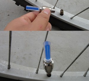 Lumière LED néon pour valve de pneu de vélo, de <span class=keywords><strong>voiture</strong></span>, de roue de vélo, valve de pneu, lumière de valve de pneu - Product Image 6