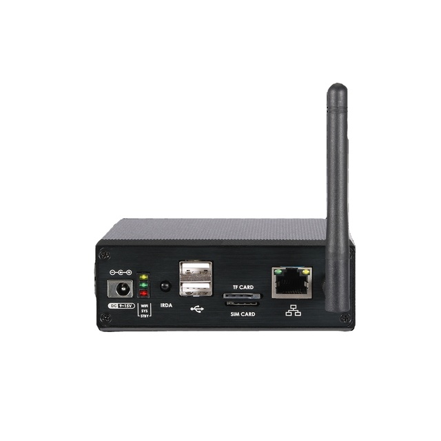 China High Quality Fanless Android Embedded Computer Mini Display Quanzhi A40i Quad-core CPU 1GB RAM 8GB EMMC-Stock 4*USB2.0
