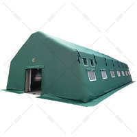 Grand abri gonflable extérieur pour les secours médicaux d'urgence Hôpital de campagne Usine Tente gonflable personnalisée Matériau Oxford