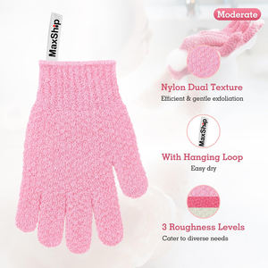 ถุงมือขัดตัวห้านิ้วถุงมืออาบน้ำถุงมือขัดผิวถุงมืออาบน้ำถุงมือขัดผิวของขวัญสำหรับผิวทำความสะอาดล้ำลึก - Product Image 2