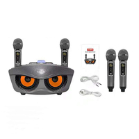 Lexin — haut-parleur SD306 plus, 2 en 1, enceinte bluetooth sans fil, avec double Microphone, son de basse, pour famille KTV, klaxon de w plus solide