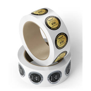 Diseño gratuito Impresión personalizada Estampado en caliente Logotipo de lámina dorada Rollo Etiqueta de botella Etiquetas adhesivas ecológicas - Product Image 3