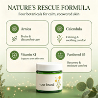 Crème hydratante apaisante et réparatrice au collagène, à l'arnica et au calendula, pour le visage, marque privée, produits de soin coréens