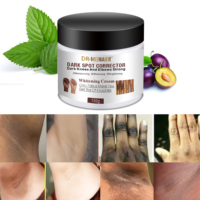 Crème éclaircissante forte action 7 jours, correcteur de taches brunes, soin de la peau, genoux, coudes, taches de rousseur, lotion éclaircissante pour le visage et le corps