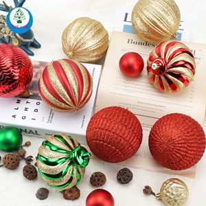 2025 Usine Nouvelle Conception De Haute Qualité Étanche Boule De Noël Décorative Réutilisable Moderne En Plastique Boule De Noël - Product Image 1