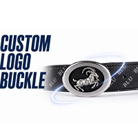 Ceinture en cuir véritable pour homme avec boucle en acier inoxydable personnalisée BLU, logo imprimé sur mesure, ceinture en cuir de vache véritable pour homme
