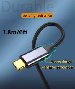 Câble <span class=keywords><strong>USB</strong></span> C 4K 60Hz vers Mini DisplayPort Mini DP pour <span class=keywords><strong>MacBook</strong></span> Pro <span class=keywords><strong>MacBook</strong></span> <span class=keywords><strong>Air</strong></span> ,iphone 15 16 et plus - Product Image 5