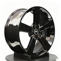 Nouvelles jantes monobloc en alliage d'aluminium haute performance PY 19 7.5J 5x105 Hyper Silver, moulées par gravité, homologuées DOT, garantie 5 ans
