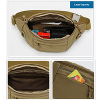 QXMOVING hommes femmes petite poche en plein air taille Pack sac étanche tactique Molle pochette ceinture Fanny Pack pour les activités de plein air