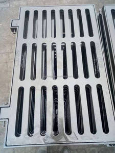 <span class=keywords><strong>Grille</strong></span> rectangulaire d'eau de pluie de la <span class=keywords><strong>fonte</strong></span> EN124 pour l'ingénierie municipale et le drainage souterrain - Product Image 5