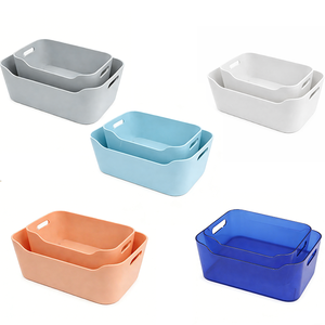 Cestas de Almacenamiento Grandes y Pequeñas de Colores Personalizados, Contenedor Multifuncional para el Hogar, Amplias Aplicaciones - Product Image 1