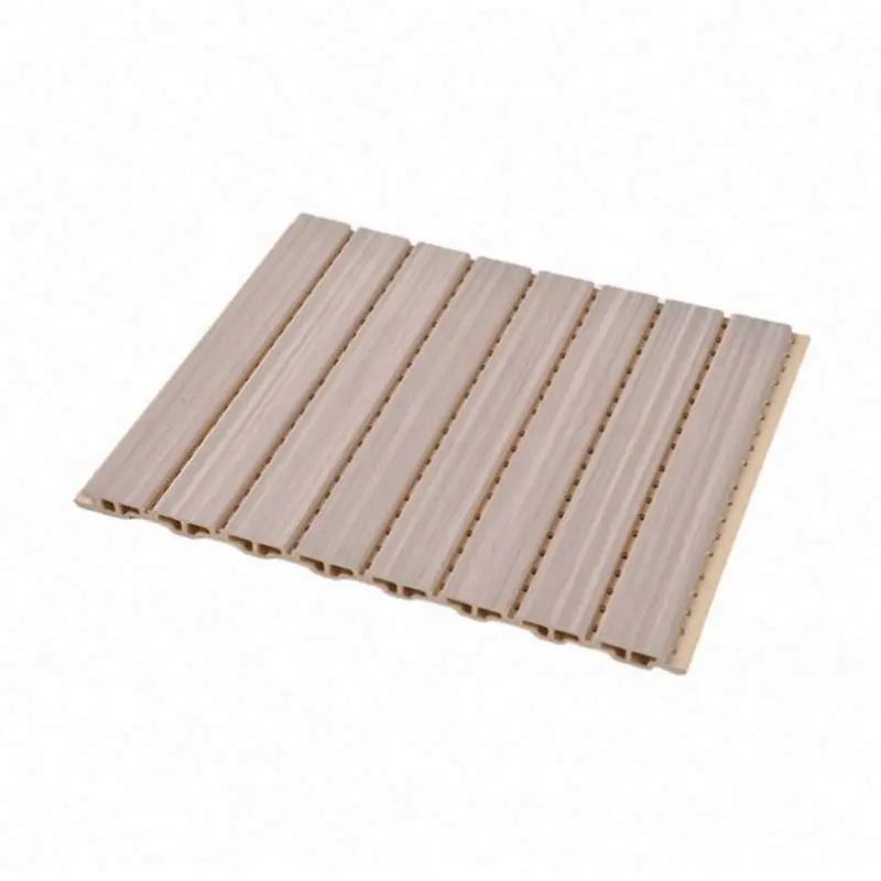Dekorative Wand-Akustikplatte schallabsorbierende Wandplatten für Geräuschunterdrückung Appartment Holzlatten-Akustikplatten