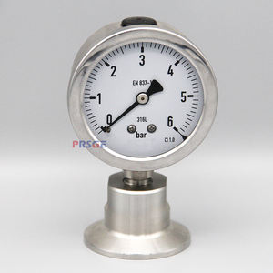 बीयर बनाने के लिए स्टेनलेस स्टील 60 बार डायाफ्राम दबाव गेज - Product Image 1