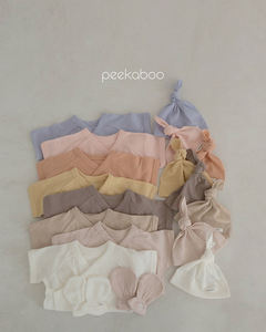 Ensemble nouveau-né Pongpong en tissu de coton doux et respirant tenue de bébé deux pièces conçu peau délicate ajustement confortable idéal - Product Image 2