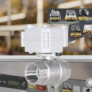 บอลวาล์วแบบมีมอเตอร์ Nalisha FH-MO/S Ss304ทองเหลือง2ทางตัวกระตุ้นไฟฟ้า12V-220V DN15-DN20 OEM 375-725 PSI - Product Image 3