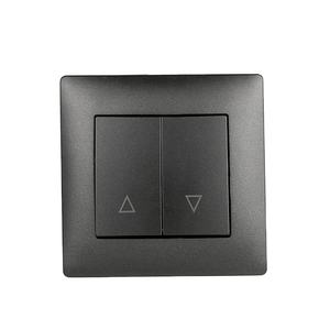 Interruptores de tipo de <span class=keywords><strong>descanso</strong></span> de Material de PC estándar europeo de fábrica Interruptor de cortina de uso doméstico de 10A 250V ~ con interruptores de pared de resorte - Product Image 2