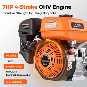 Bomba de Agua a Gasolina de 2 Pulgadas, 4.3kW, 212cc, Autocebante, para Riego Agrícola - Product Image 2