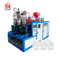 Máquina de Moldeo por Soplado Semiautomática para Pelotas de Plástico LDPE, HDPE, PP, PE de 5cm, 8cm, 10cm, para Piscinas de Pelotas Infantiles, con PLC Delta, 50kg/h