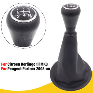 Peugeot Gear <b>Shift</b> <b>Knob</b> Leather Manual 5 Speed Ergonomic Car Accessory - Product Image 2