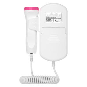 Moniteur de fréquence cardiaque fœtale Banglijian 2,5 MHz avec écran numérique, appareil de grossesse portable pour usage domestique avec haut-parleur et sonde - Product Image 2
