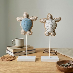 Adorno Decorativo de Madera Estilo Mediterráneo con Forma de <span class=keywords><strong>Tortuga</strong></span>, Modelo para Escritorio, Manualidades para el Hogar, Decoración Creativa - Product Image 2