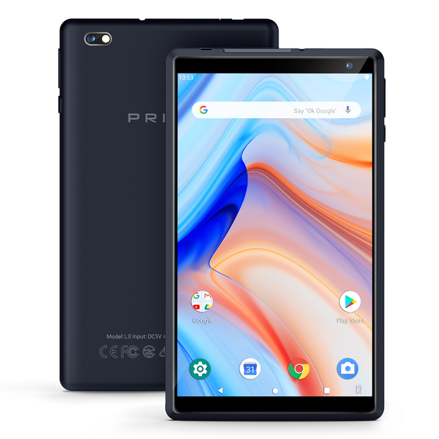 Pritom Cheap 8 Inch Adult Tablet 7731E 64GB ROM Android 10 Tablet PC for Business
