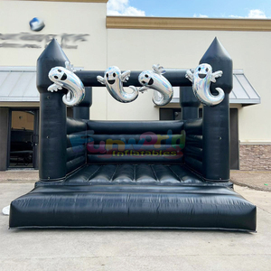 Halloween holiday party jumping bouncy castle <b>inflatable</b> <b>bouncer</b> black bounce house for kids castillo hinchable - Product Image 2