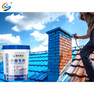 Non toxique résistant à l'eau et aux moisissures mur extérieur garde contre les fuites d'eau <span class=keywords><strong>peinture</strong></span> <span class=keywords><strong>de</strong></span> revêtement en caoutchouc liquide étanche - Product Image 5