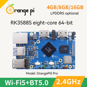 Vente en gros de la carte de développement OrangePi 5 Pro avec processeur Rockchip RK3588S à huit cœurs LPDDR5, prend en charge l'OS 8K DB_OPI5Pro OrangePi - Product Image 1