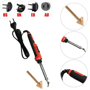 100W réparation de <span class=keywords><strong>pare</strong></span>-chocs de voiture <span class=keywords><strong>fer</strong></span> à <span class=keywords><strong>souder</strong></span> électrique agrafeuse chaude kit de réparation de soudeur en plastique outils agrafeuse thermique outil de repassage du cuir - Product Image 5