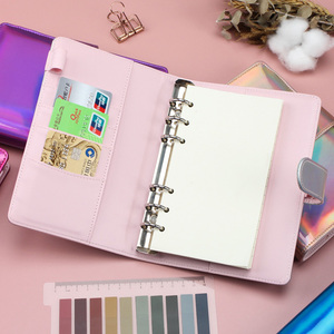 Carnet de notes A5/A6 en cuir PU à feuilles mobiles, couverture de planificateur/agenda, style dessin animé, promotionnel, vente en gros - Product Image 6