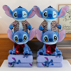 Novedad: Peluches de Stitch con Mantas de Invierno, Cojín de Dibujos Animados para Niños y Manta Suave para Aire Acondicionado al Por Mayor - Product Image 1