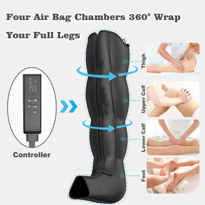 Healthpal スポーツリカバリー プレッソセラピー ワイヤレス エア フット＆レッグマッサージャー フルレッグ コンプレッションブーツ - Product Image 2