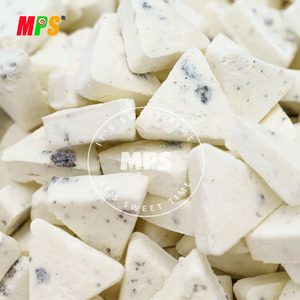 Poudre de bonbons gonflés à la saveur de vanille lyophilisée MPS, en gros, goût sucré et fruité, certifié halal - Product Image 3