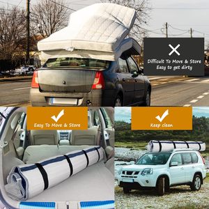 रानी गद्दे के लिए उच्च गुणवत्ता वाले वैक्यूम पैक बैग के लिए घरेलू उपयोग के लिए सुरक्षात्मक डिजाइन - Product Image 4