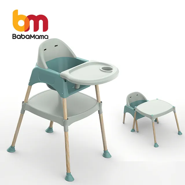 Promotionele Top Kwaliteit Pp Materiaal Eten Verstelbare Booster Seat Plastic 3 In 1 Kinderen Babyvoeding Dining Voeden Stoel