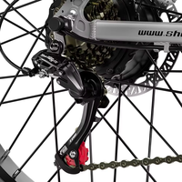 Vélo électrique WindChaser 2000W, batterie lithium 48V17.5Ah, moteur à double assistance 26 pouces, freins à disque hydrauliques, Dragster Ebike