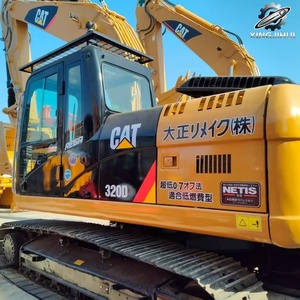 Excavadora de cadenas usada CAT 320D, de segunda mano, marca original estadounidense, 20 toneladas, excavadora de cadenas de tamaño mediano, excavadora usada. - Product Image 3
